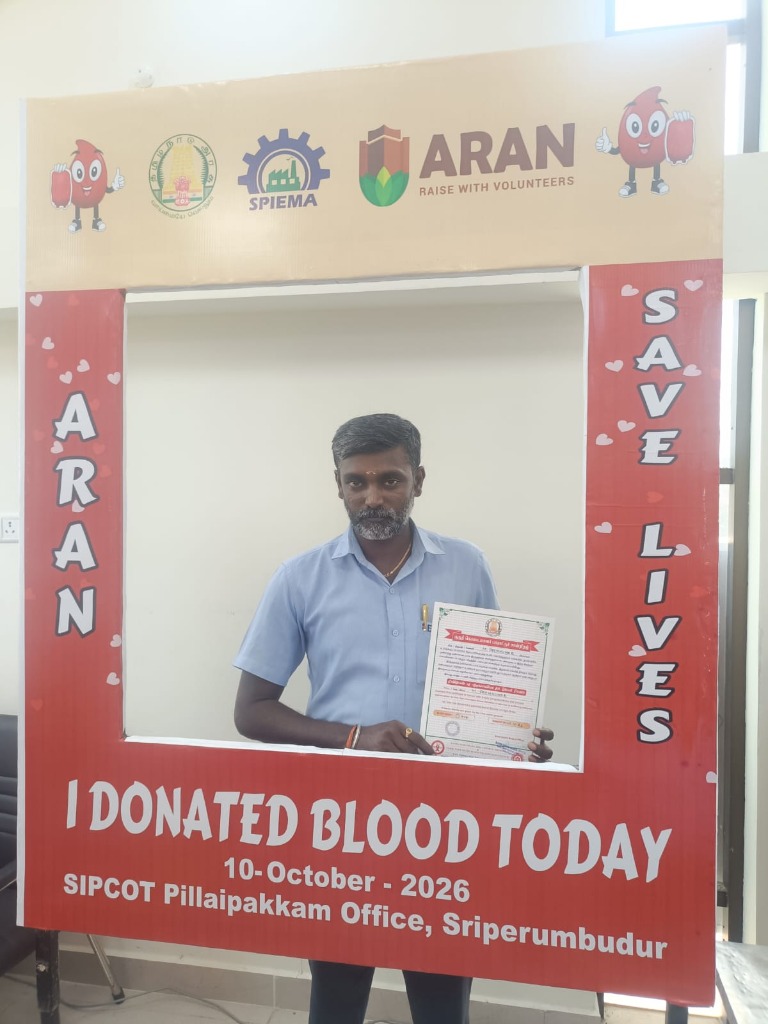SPIEMA — Blood Donation Camp - Donor Recognition at Photo Booth