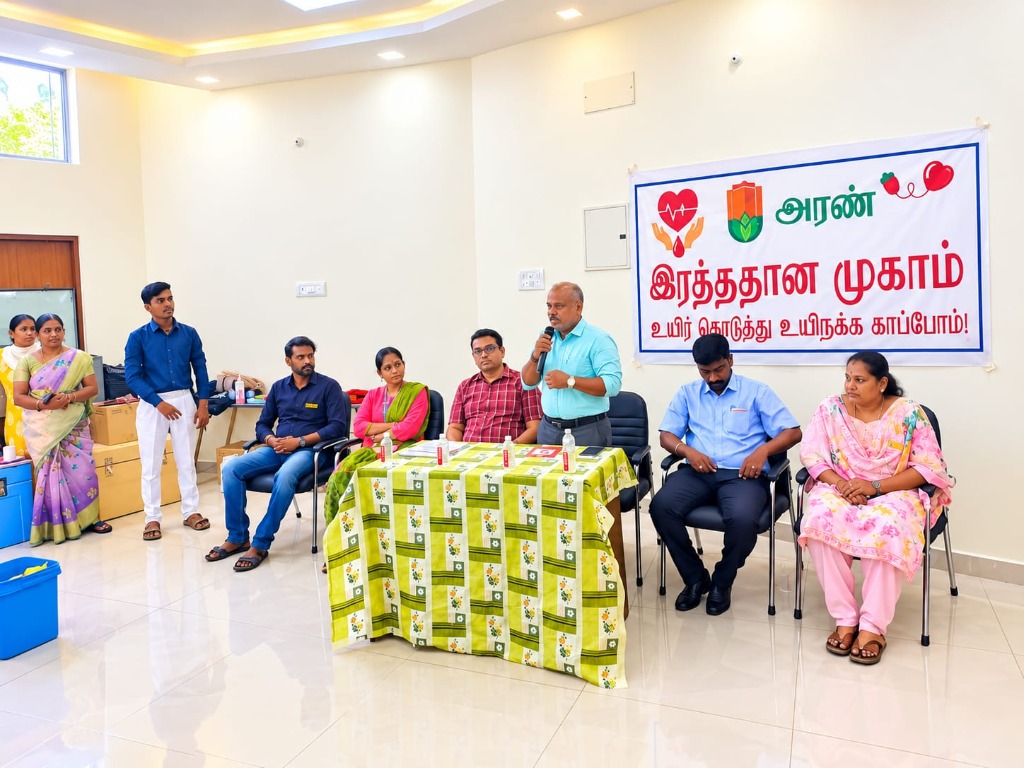 SPIEMA — Blood Donation Camp - Stage Inauguration and Welcome Address