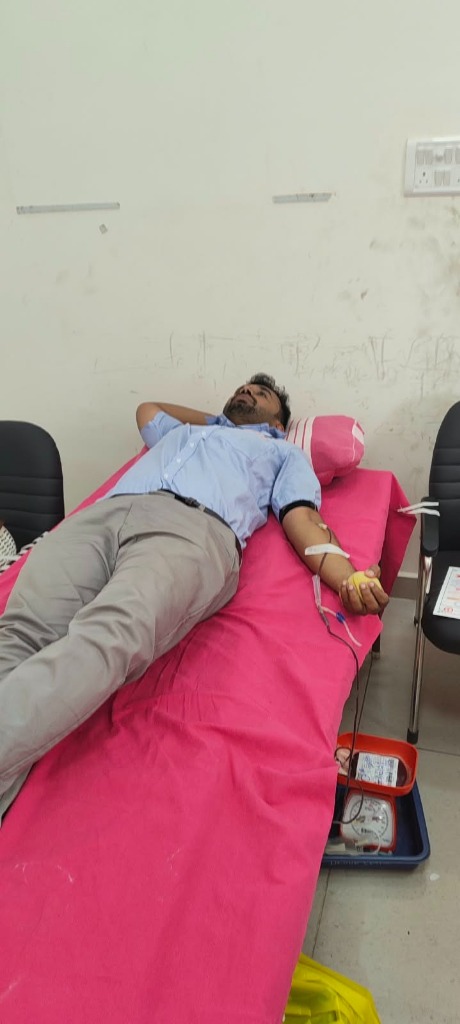 SPIEMA — Blood Donation Camp - Voluntary Blood Donation in Progress